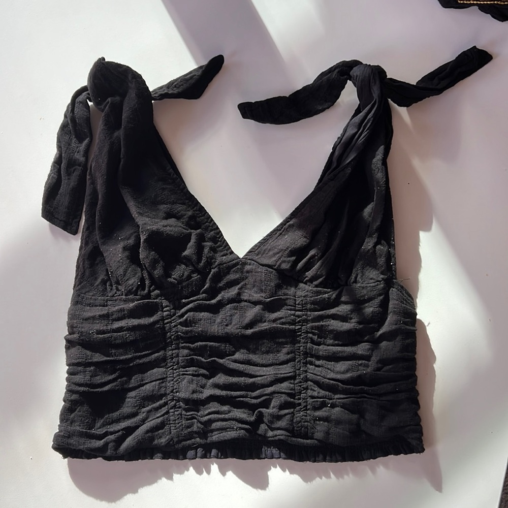 Black free people top with adjustable straps